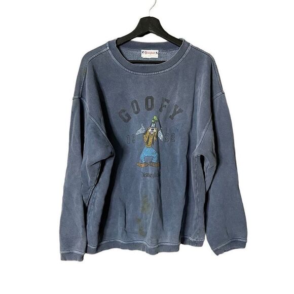 VTG Russia Disneyland Goofy Crewneck Large - Picture 1 of 4